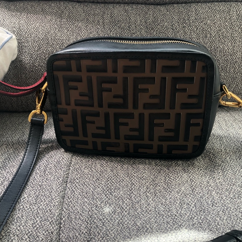 Fendi Zucca print camera bag